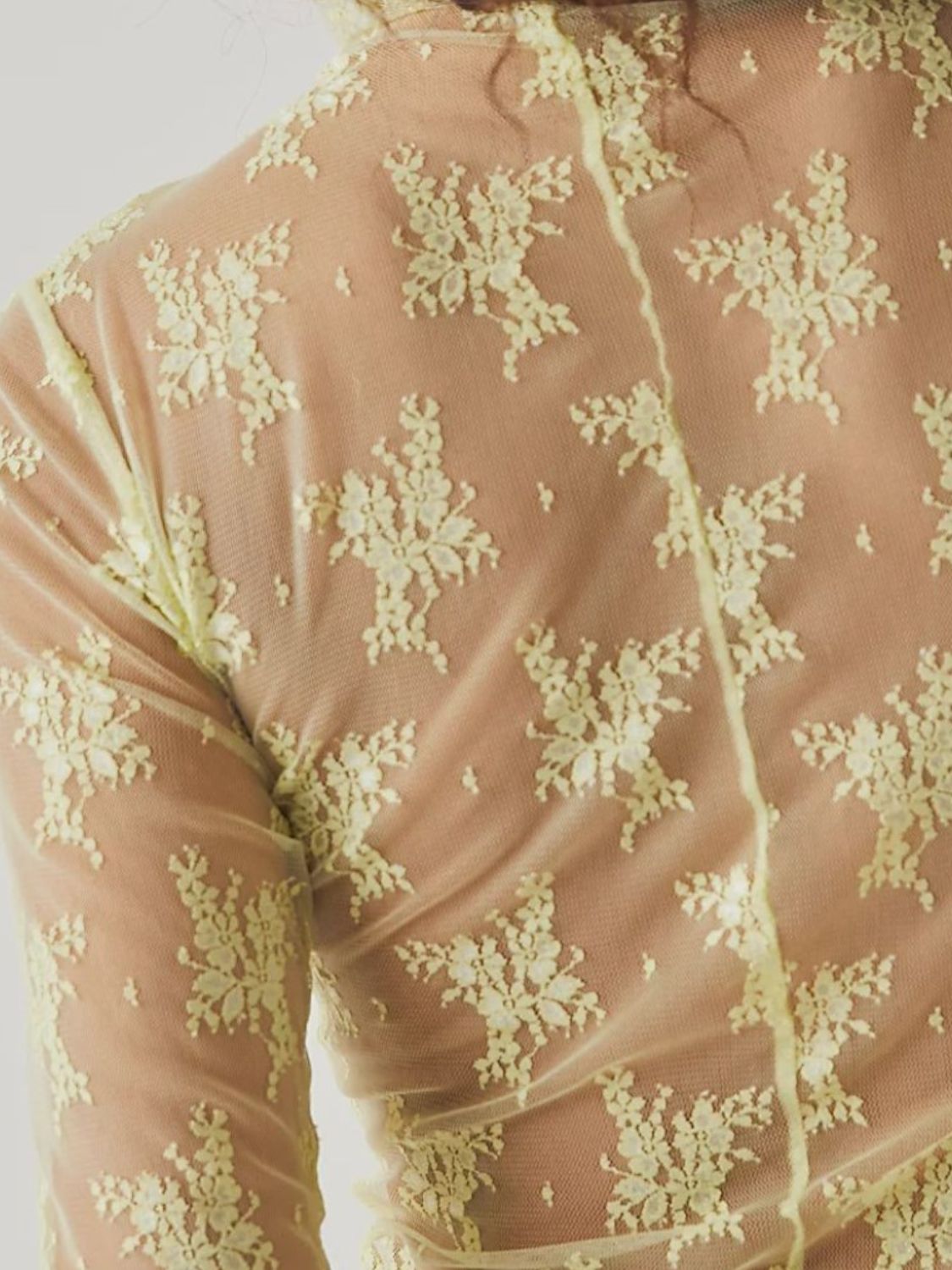 Mesh Lace Layering Top
