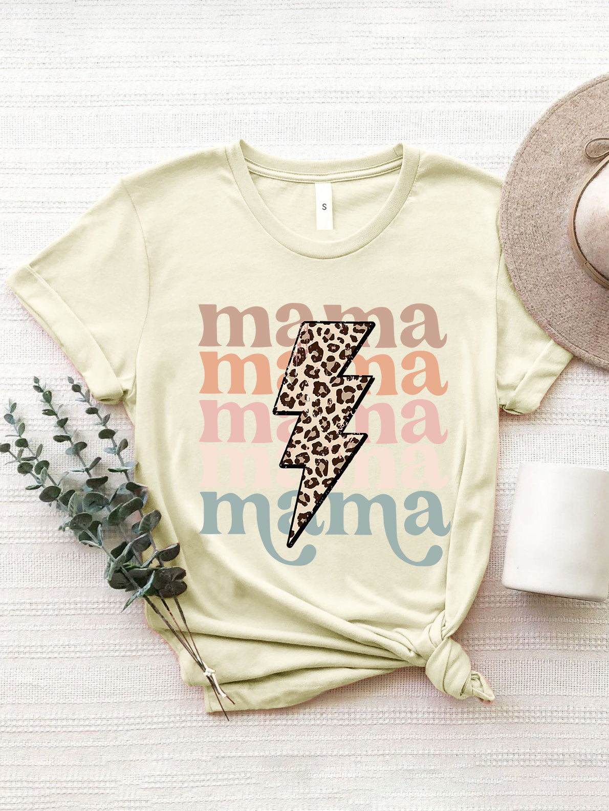 Mama Lightning Bolt Graphic Tee