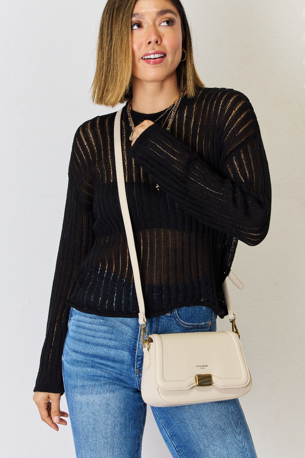 She's So Classic Vegan Leather Crossbody Bag