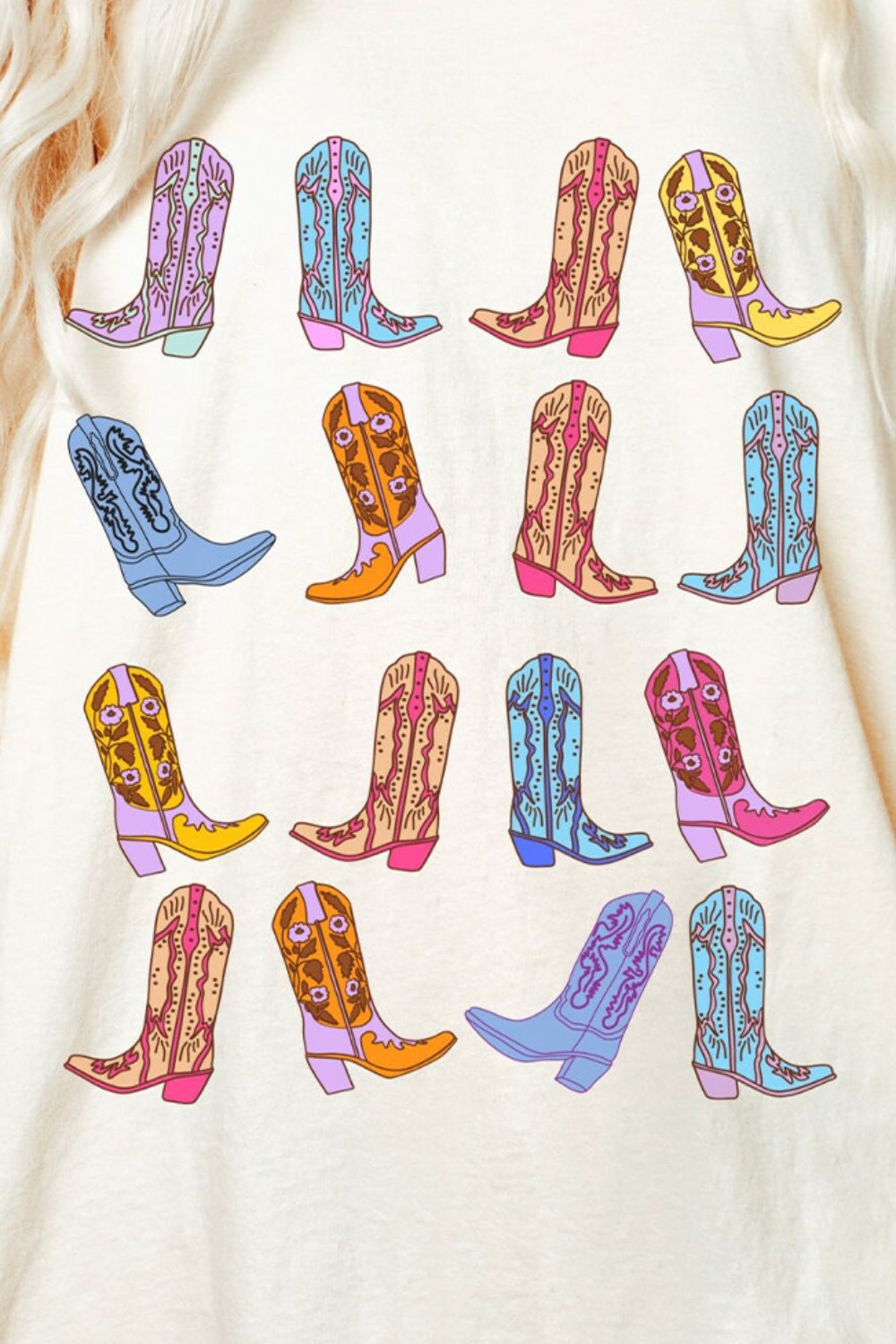 Bunch of Cowboy Boots Graphic Tee