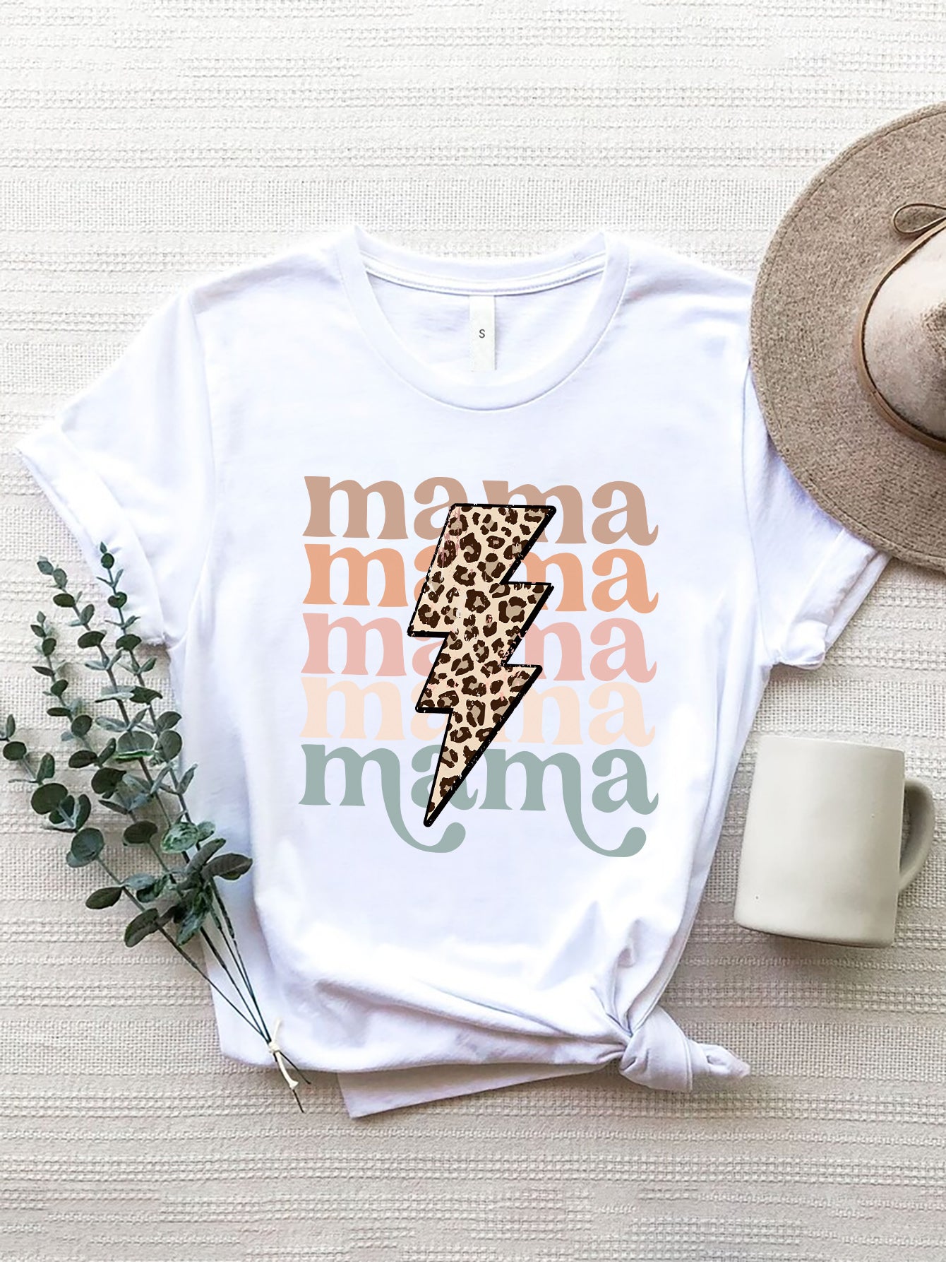 Mama Lightning Bolt Graphic Tee