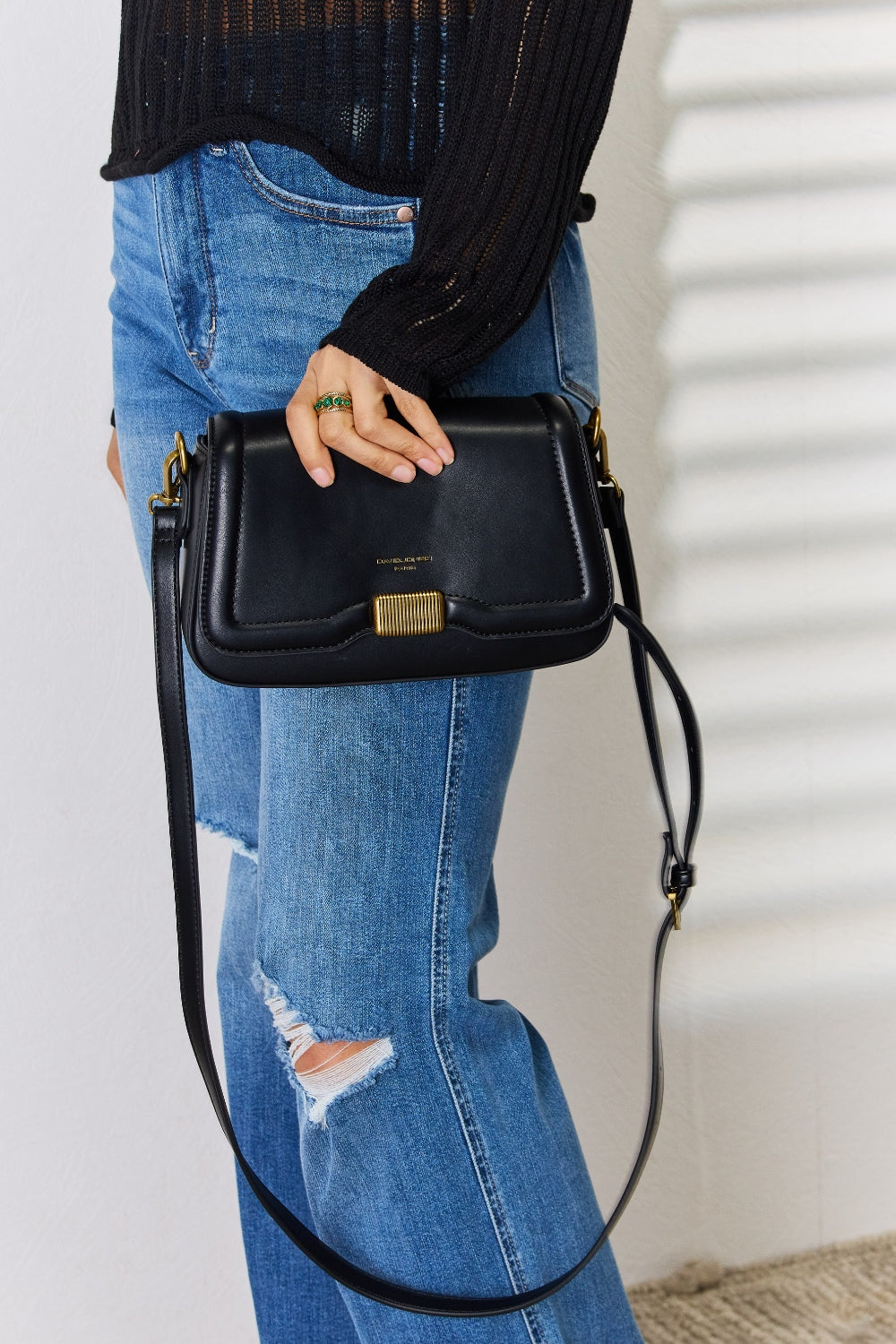 She's So Classic Vegan Leather Crossbody Bag