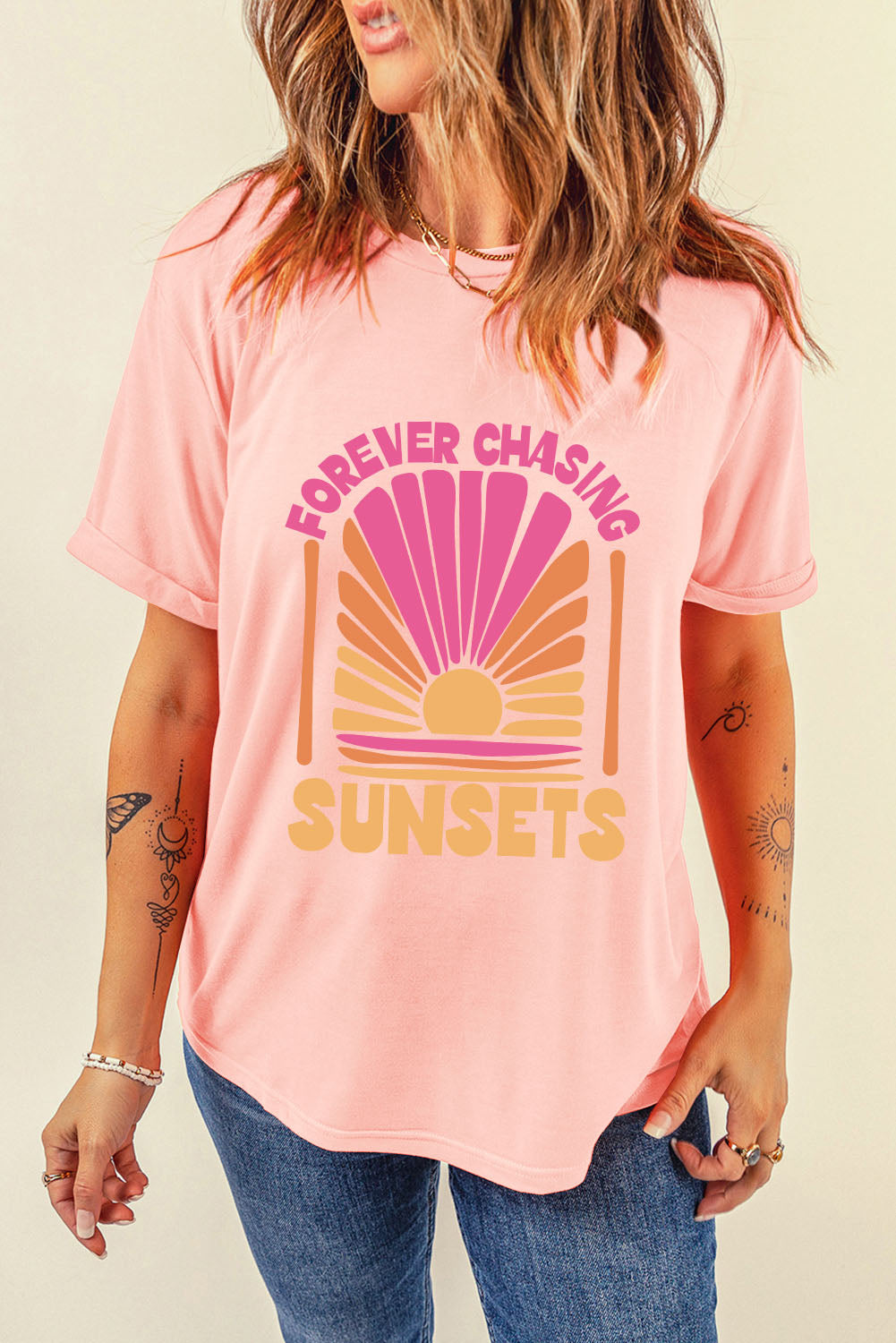 Forever Chasing Sunsets Graphic Tee
