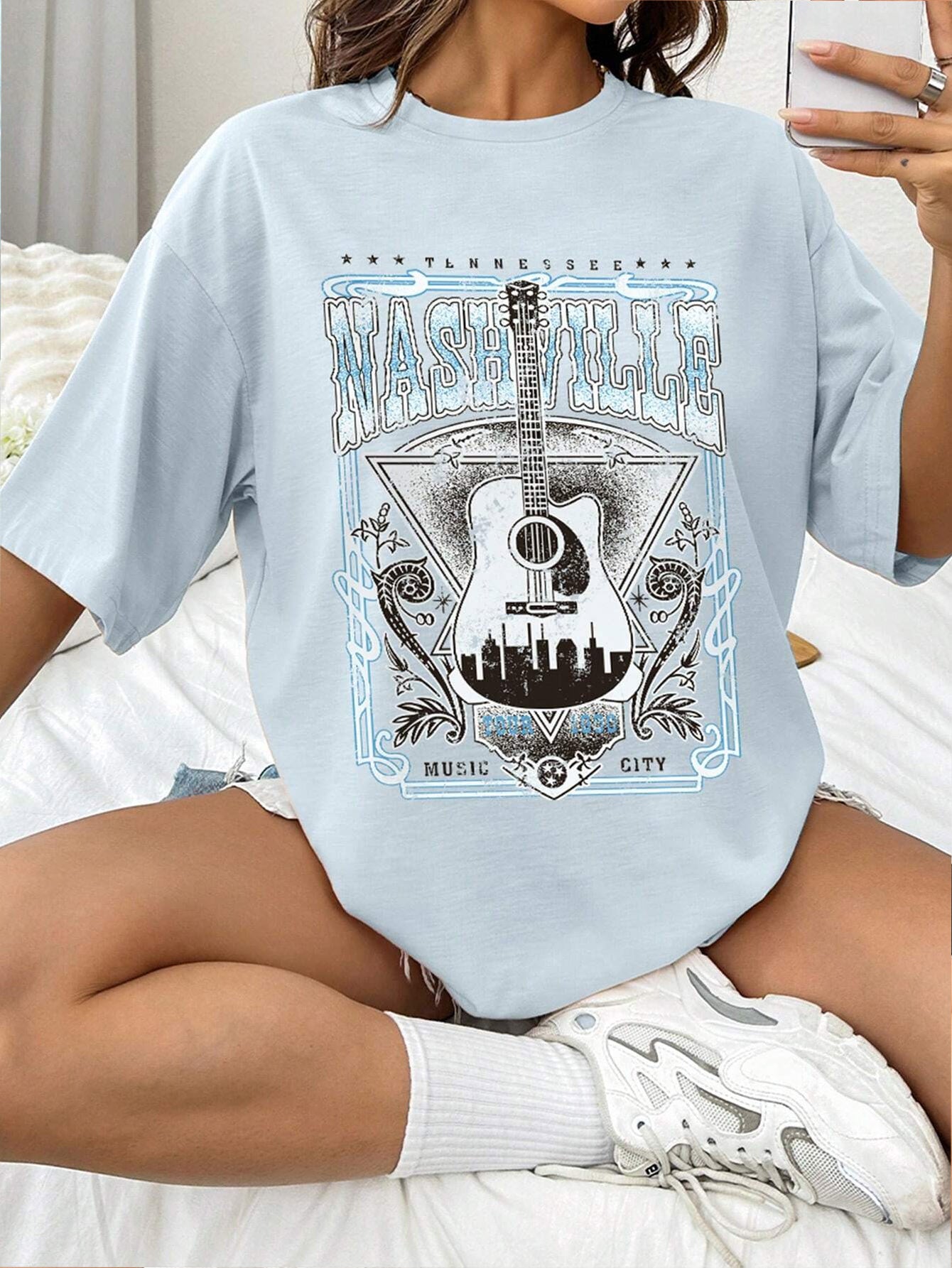 Nashville Music City Graphic Tee