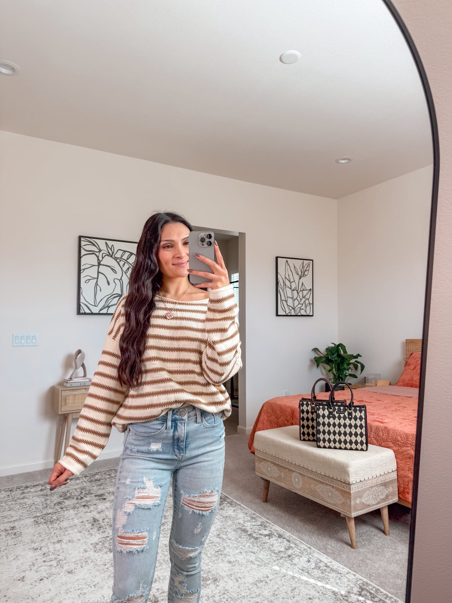 Feeling Cozy Striped Sweater