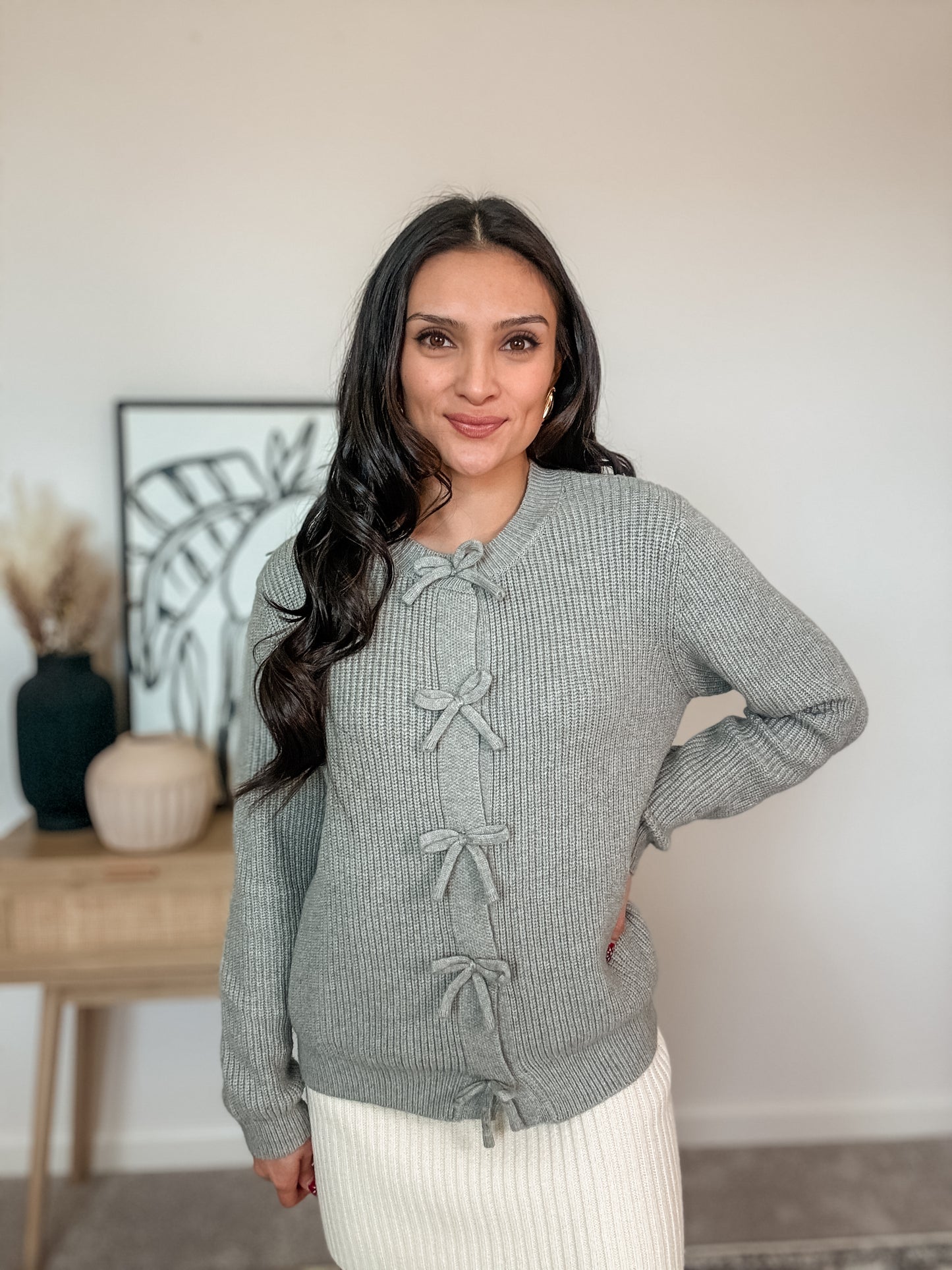 Cutesy Bow Cardigan