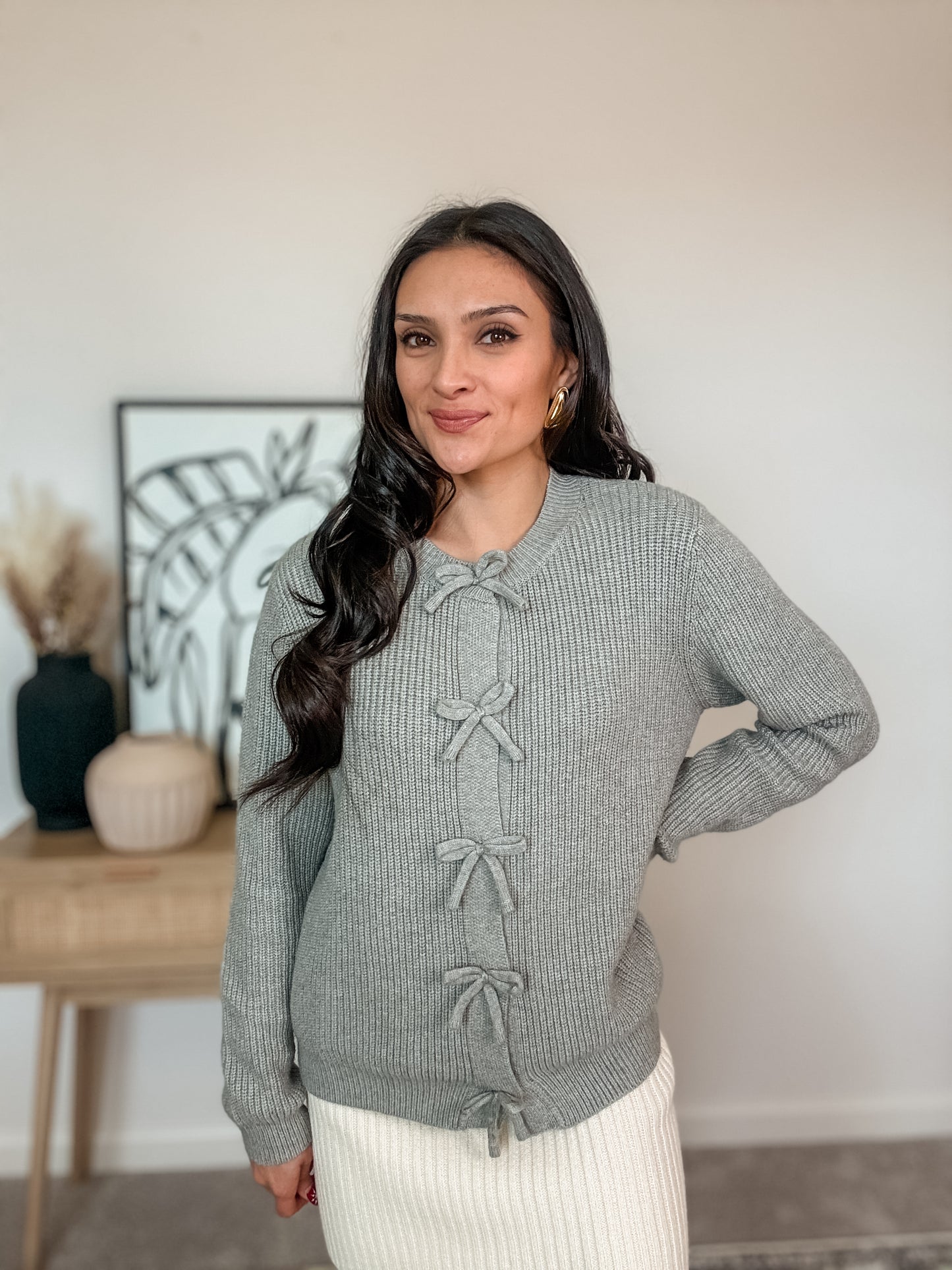 Cutesy Bow Cardigan