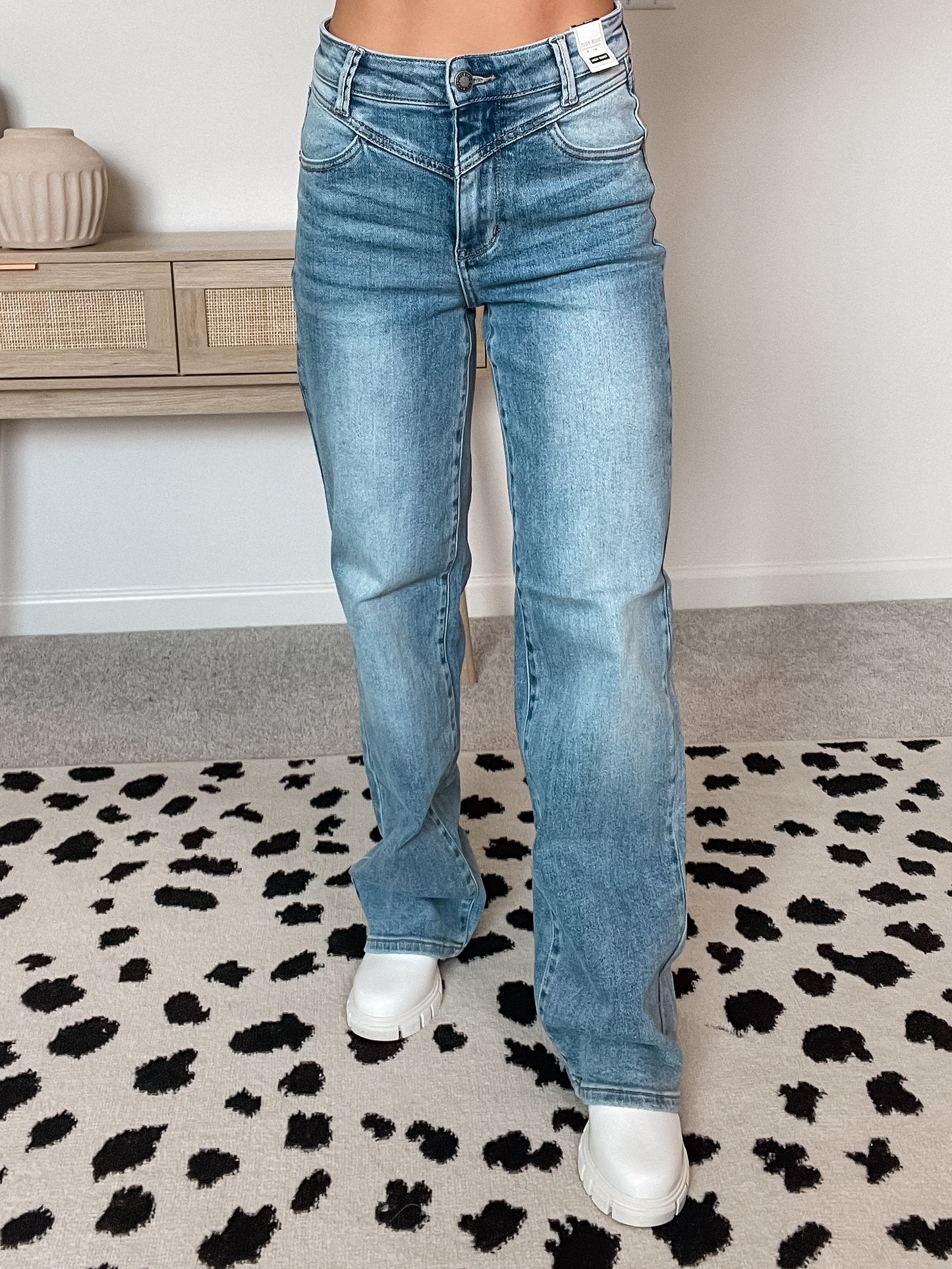 Judy Blue High Waist Wide Leg Jeans