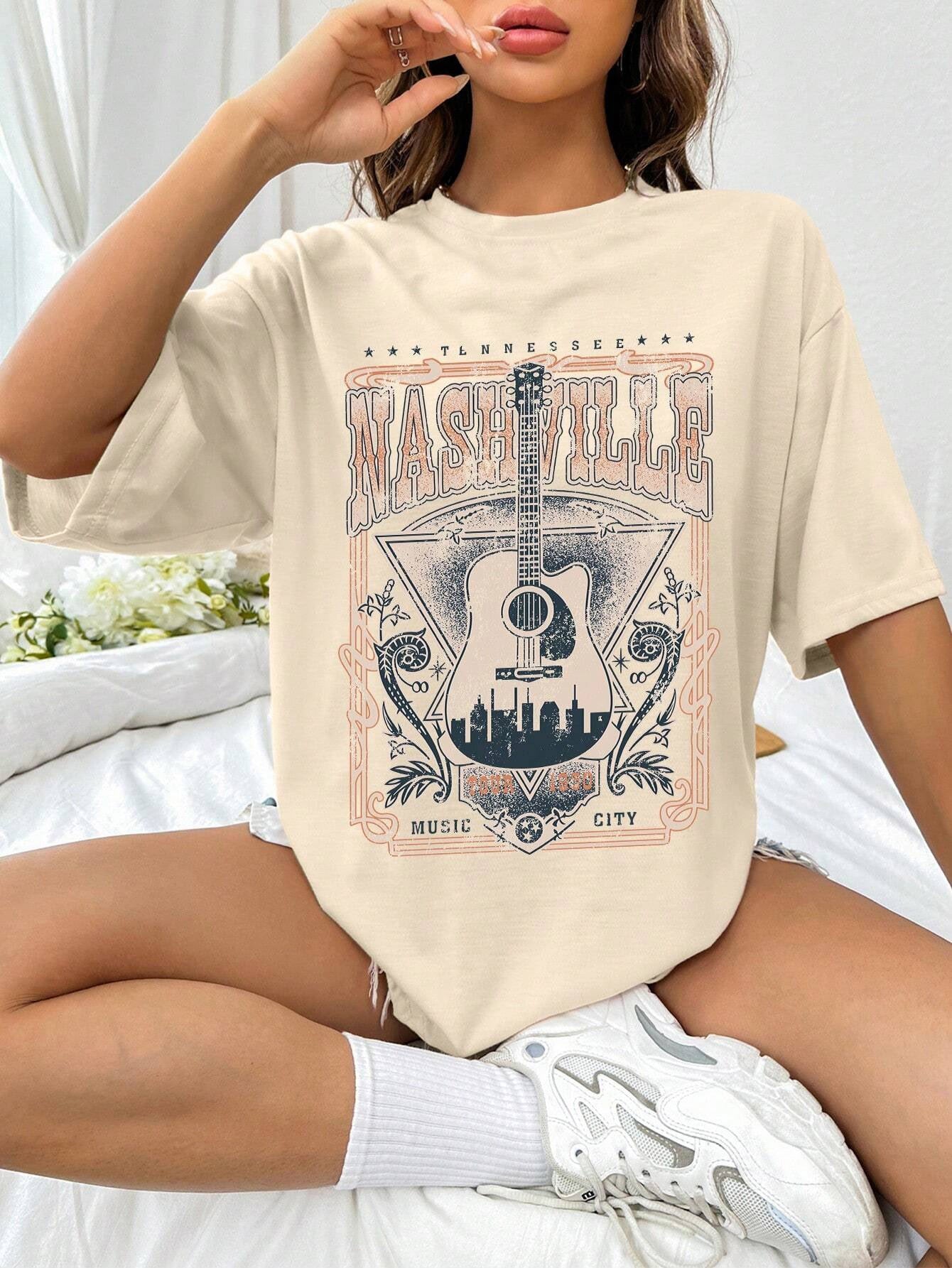 Nashville Music City Graphic Tee