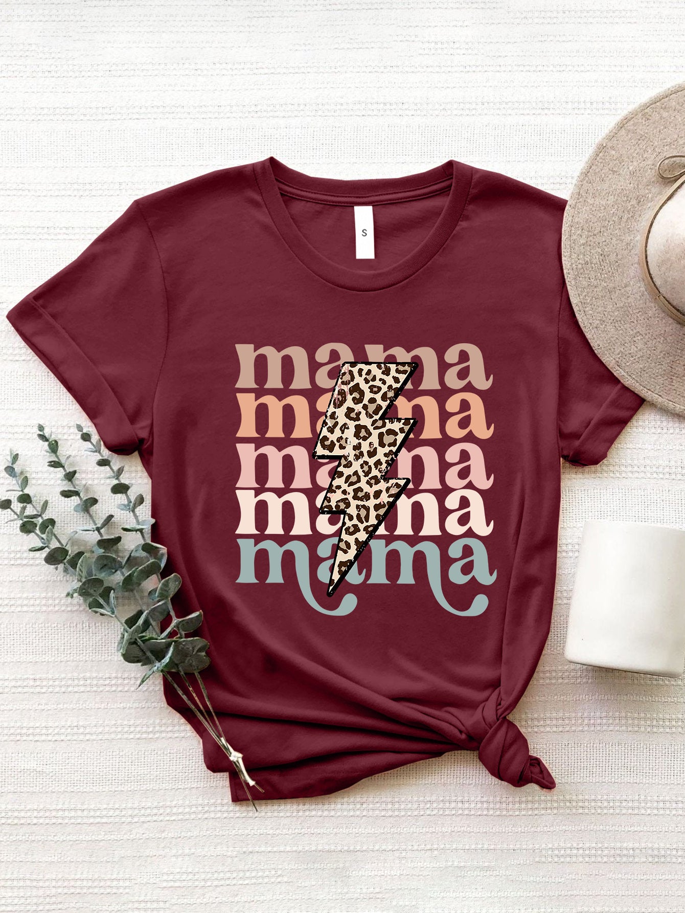 Mama Lightning Bolt Graphic Tee