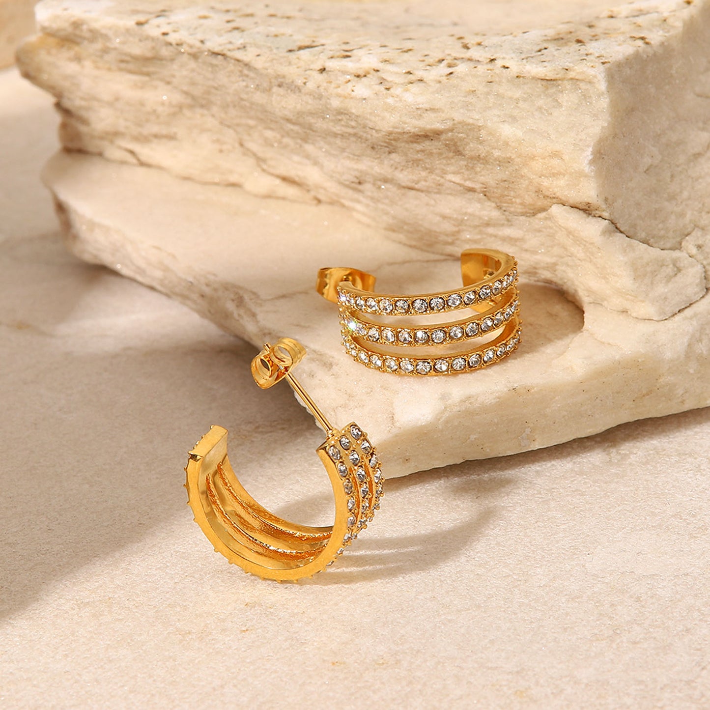 C-Hoop Earrings