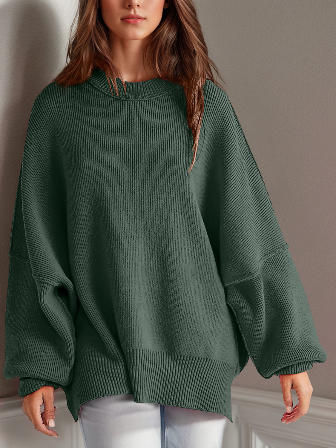 Simply Perfect Side Slit Sweater