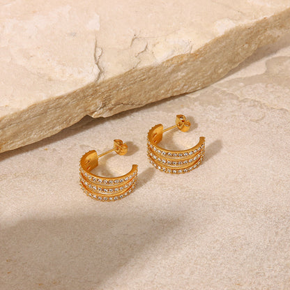 C-Hoop Earrings