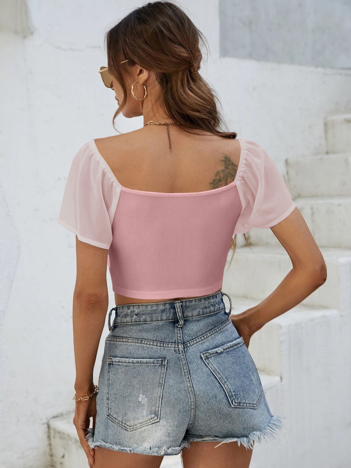 Drawstring Darling Crop Top