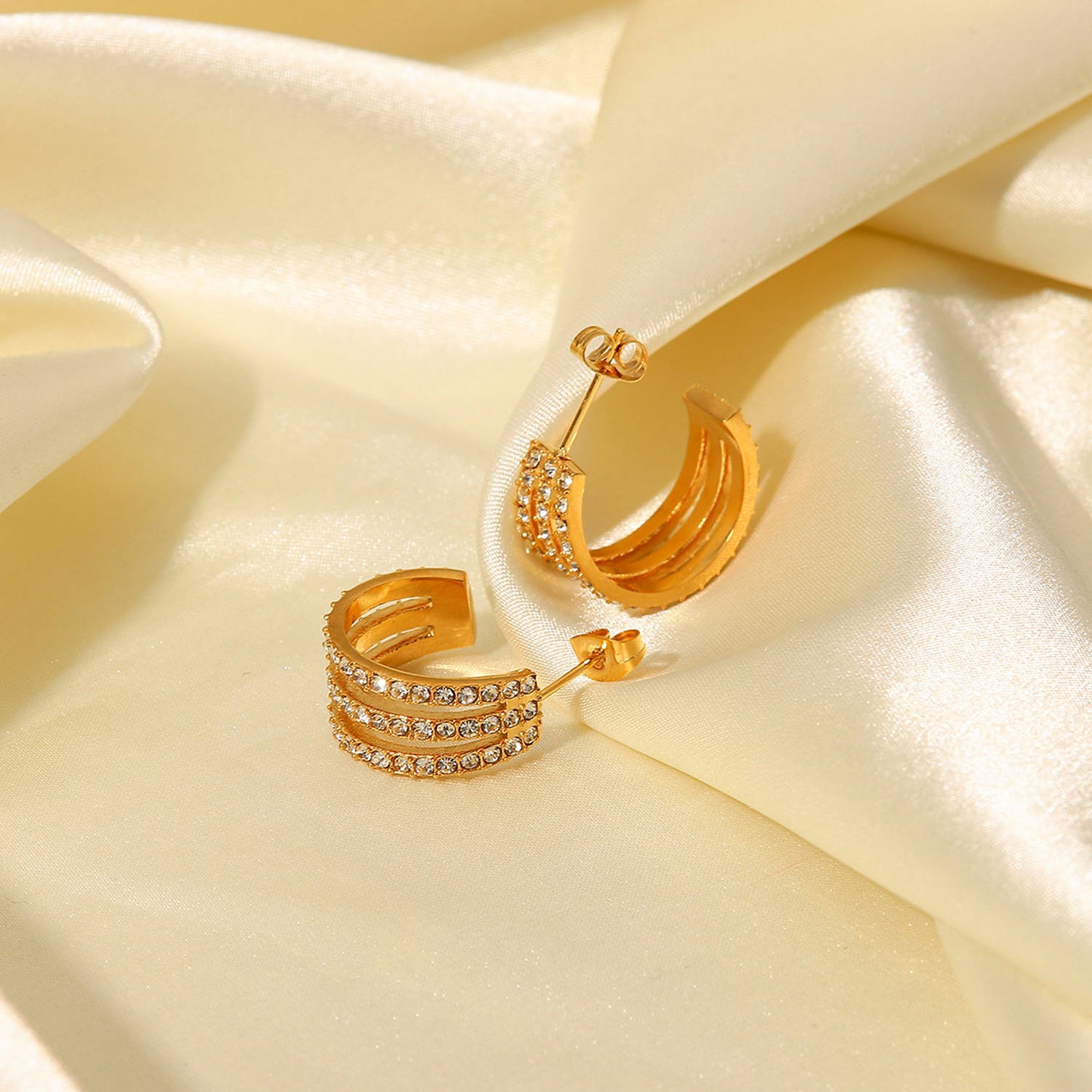 C-Hoop Earrings