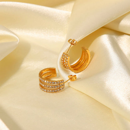 C-Hoop Earrings