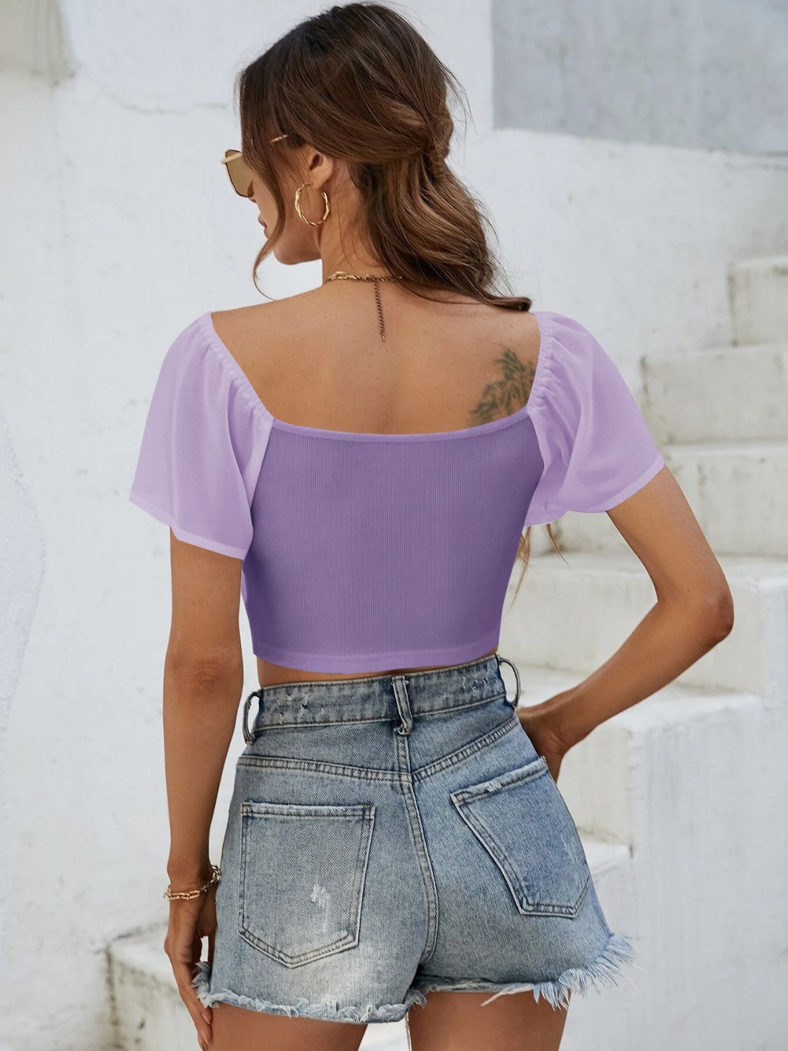 Drawstring Darling Crop Top