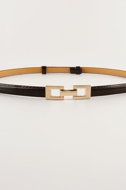 Gold Skinny Belt