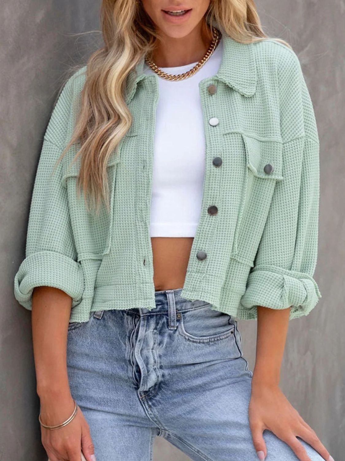 Button Up Shacket