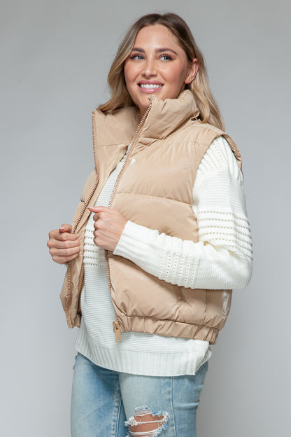 Fur Lining Quilted Vest