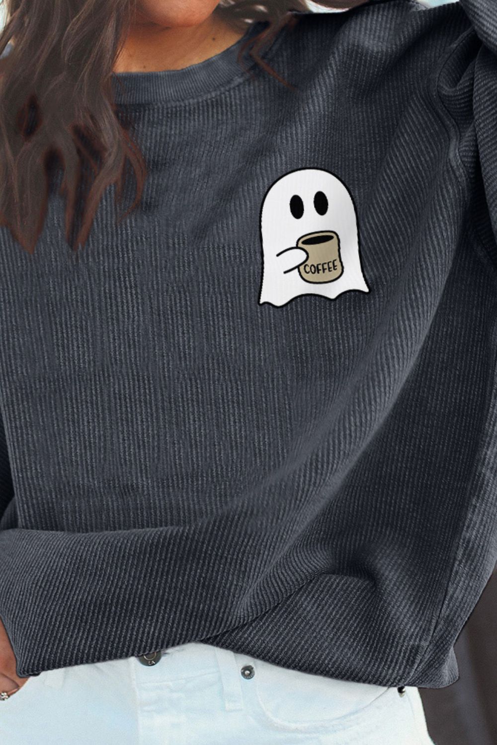 Ghost Graphic Sweatshirt