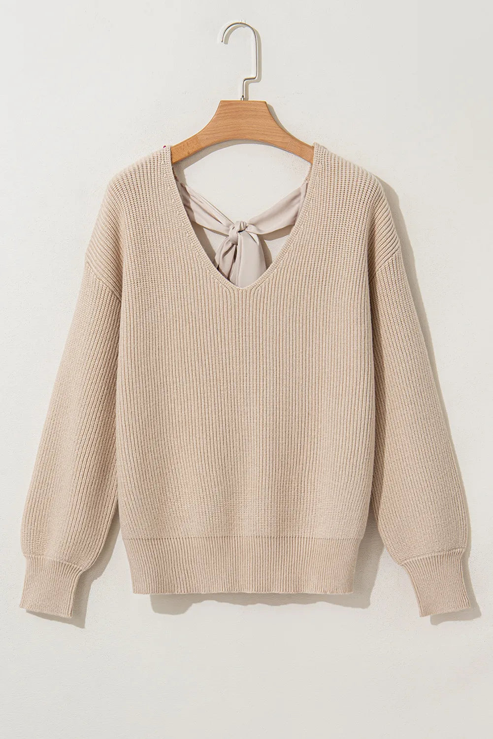 Back Tied Bow Sweater