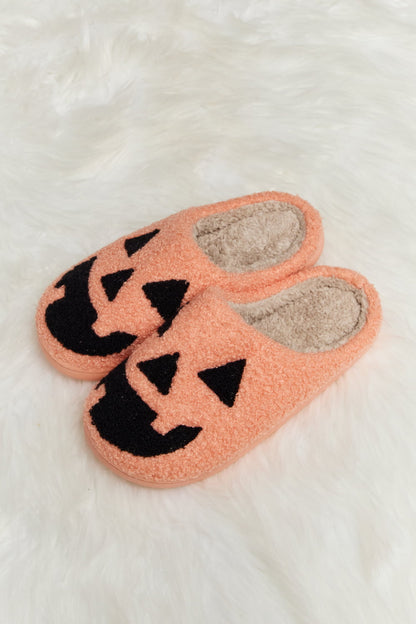 Printed Plush Slippers