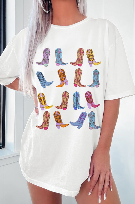 Bunch of Cowboy Boots Graphic Tee