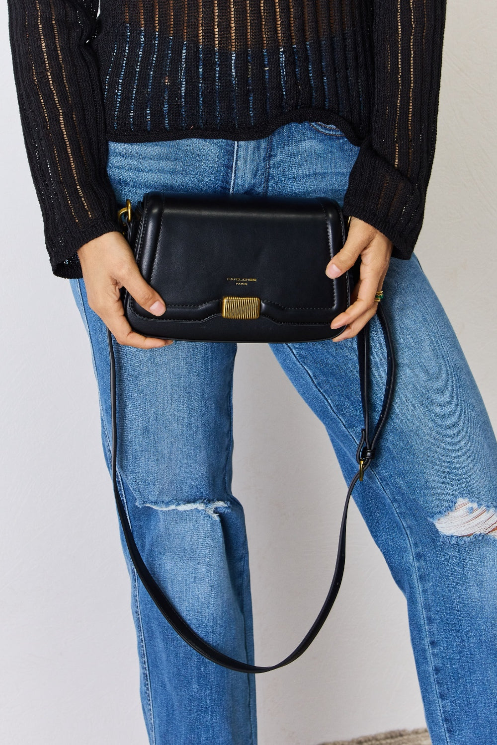 She's So Classic Vegan Leather Crossbody Bag