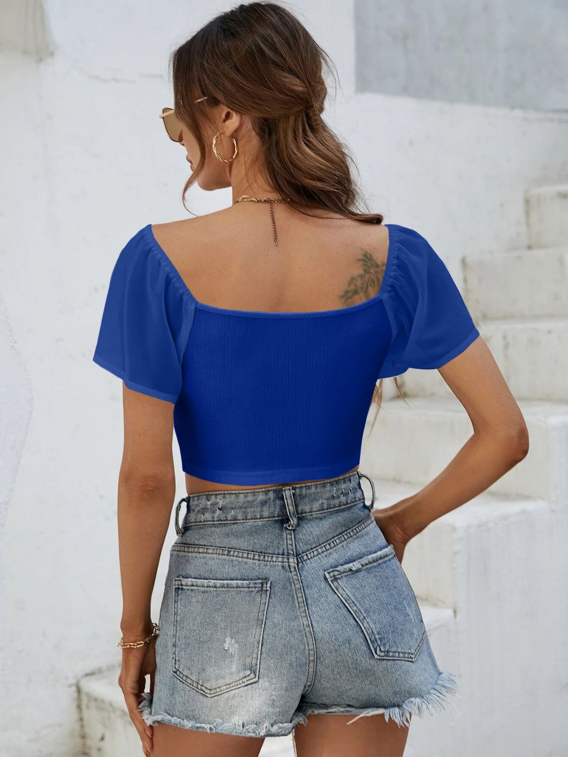 Drawstring Darling Crop Top