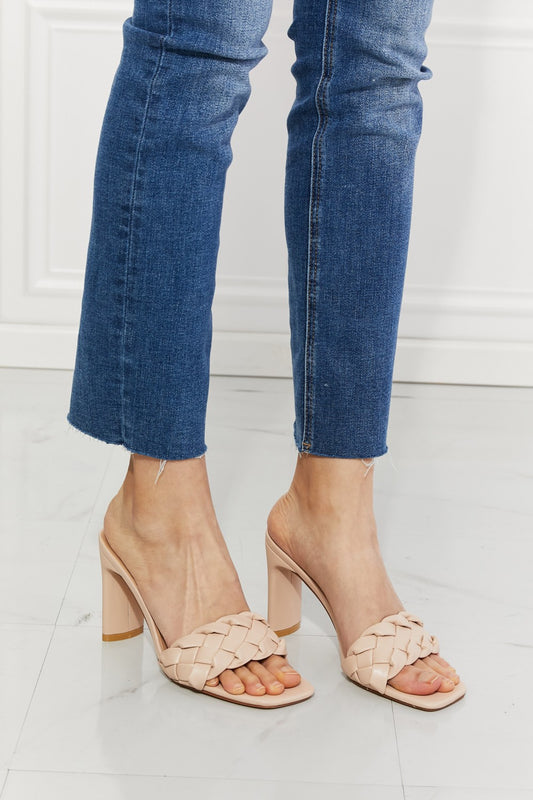 Top of the World Braided Block Heel