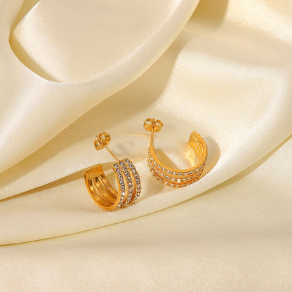 C-Hoop Earrings