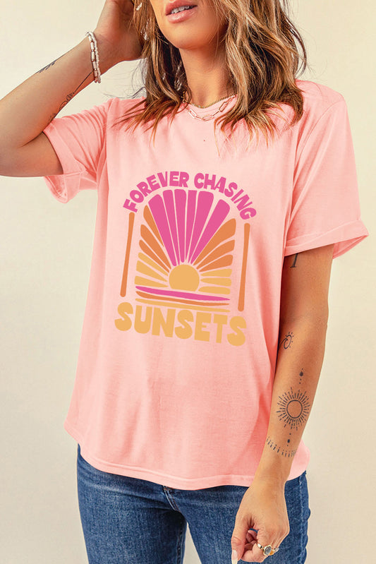 Forever Chasing Sunsets Graphic Tee