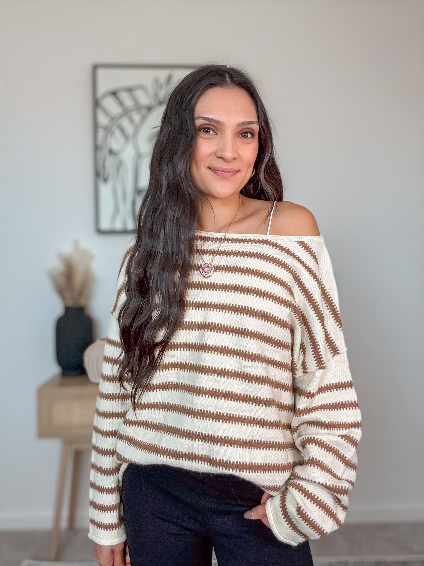 Feeling Cozy Striped Sweater