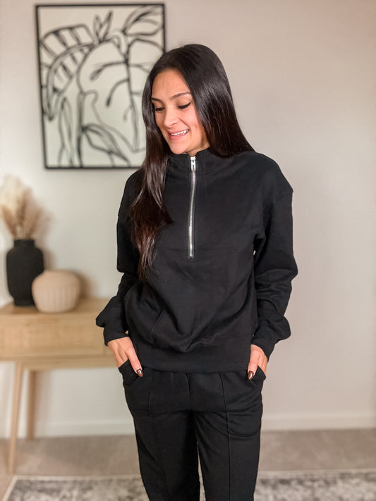 Half Zip and Joggers Active Set