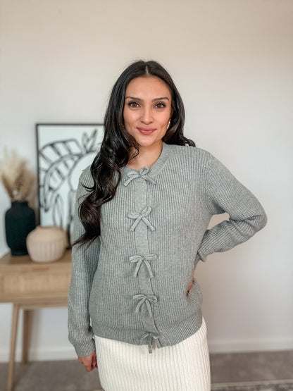 Cutesy Bow Cardigan