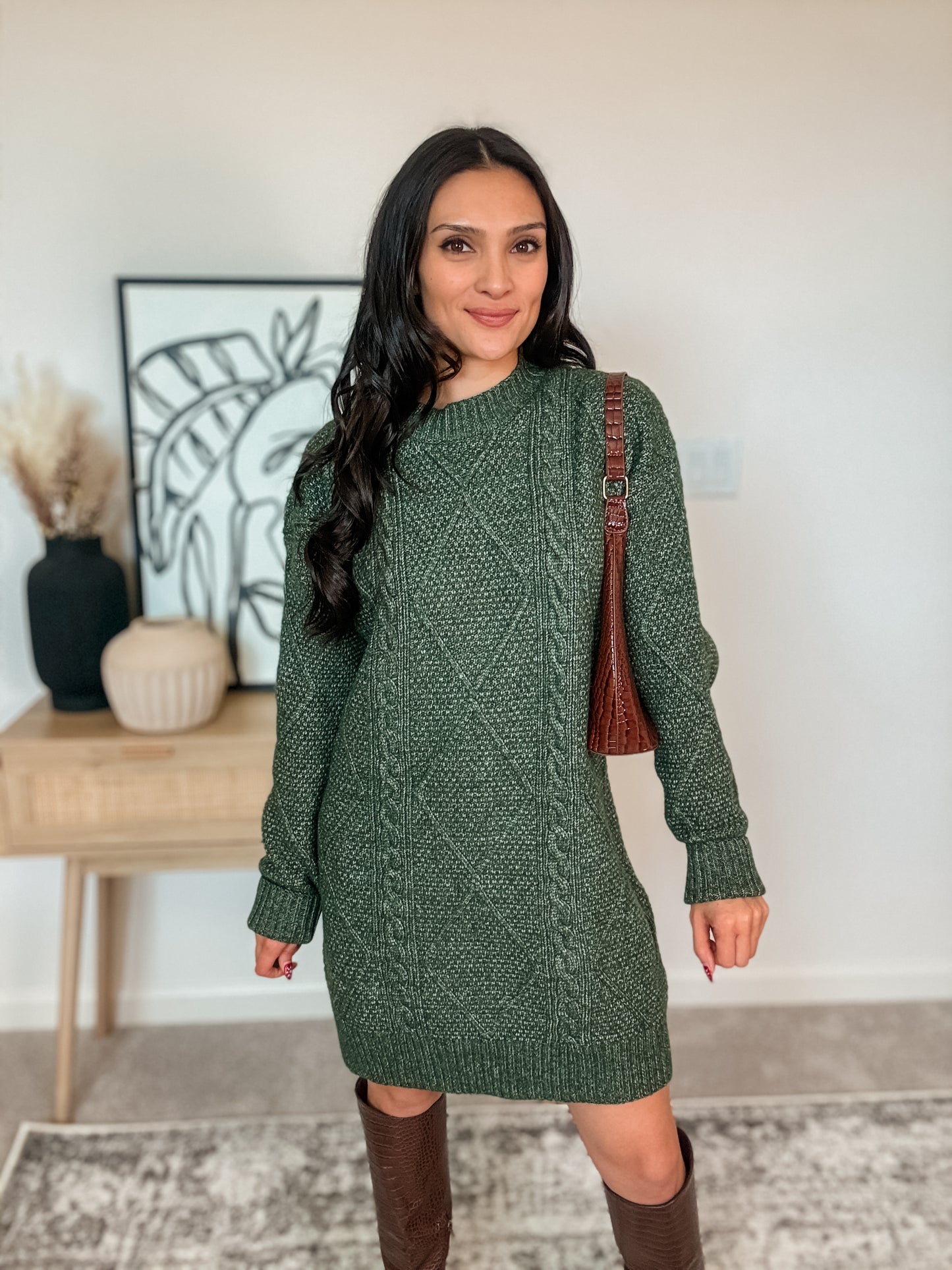 Fall to Winter Sweater Dress