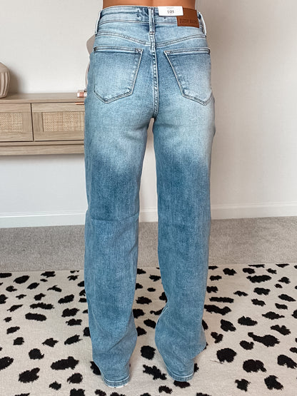 Judy Blue High Waist Wide Leg Jeans