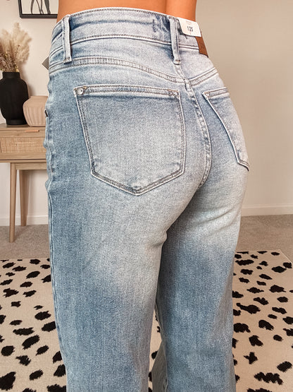 Judy Blue High Waist Wide Leg Jeans