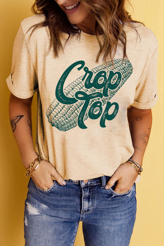 Corn Crop Top Graphic