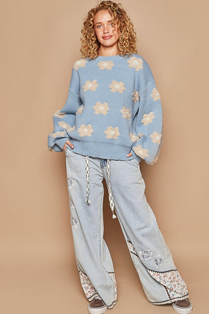 Daisy Pattern Sweater