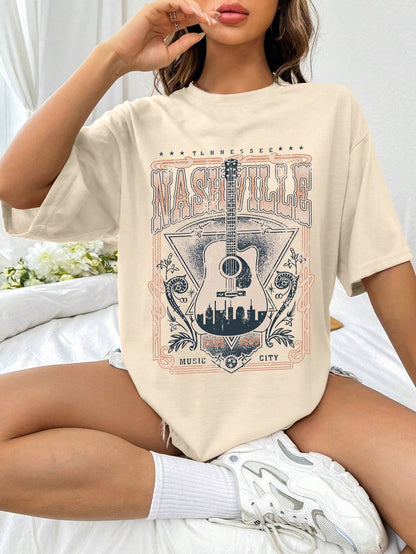 Nashville Music City Graphic Tee