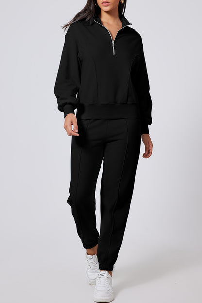 Half Zip and Joggers Active Set