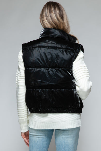 Fur Lining Quilted Vest