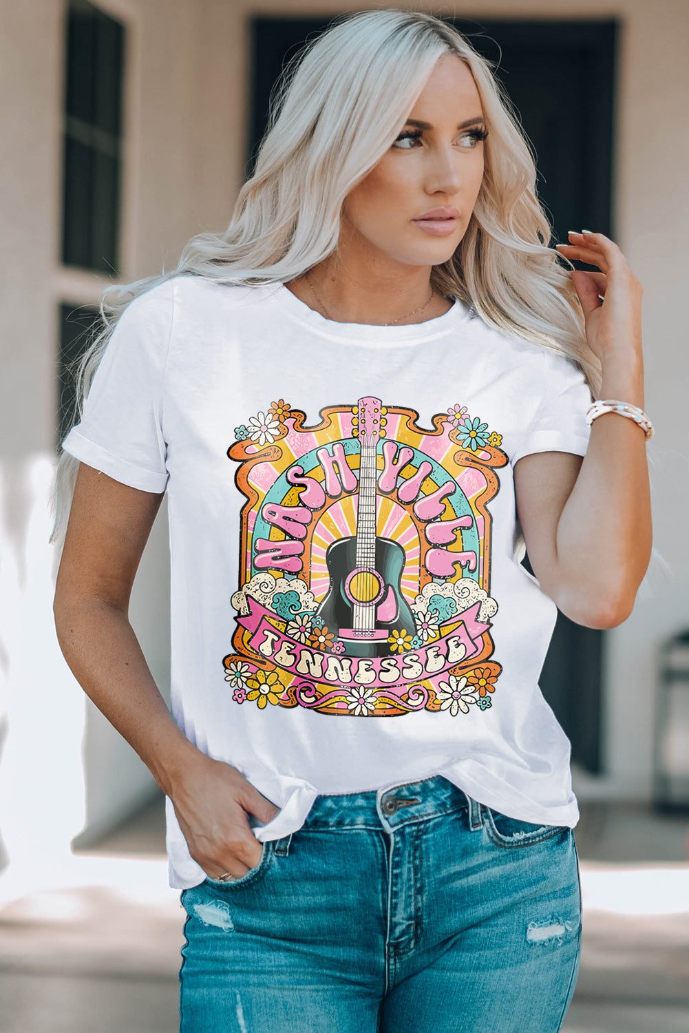 Retro Nashville Graphic Tee