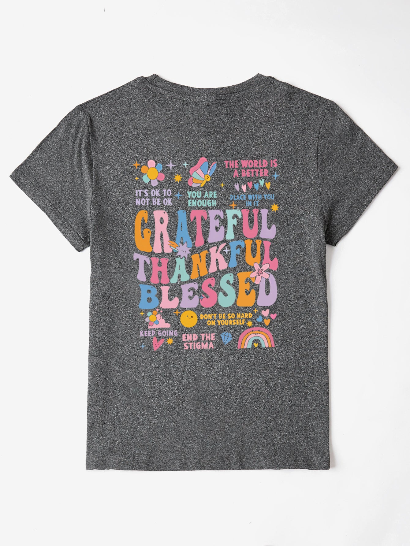 Grateful Thankful Blessed Graphic Tee